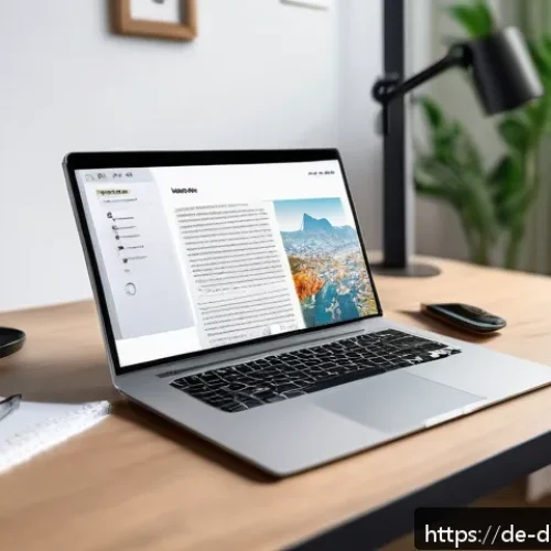 Home 33 디지털 노마드 직업 추천서 작성 방법 - A professional digital nomad workspace scene showing a modern home office with a laptop displaying a...